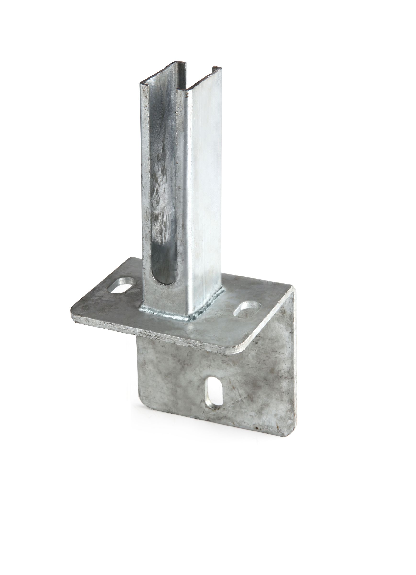 F00119 F00120 F00121 F00122 STOPA KĄTOWA SŁUPA 40×60 Z PODWÓJNYM WYCIĘCIEM „U” TYP A