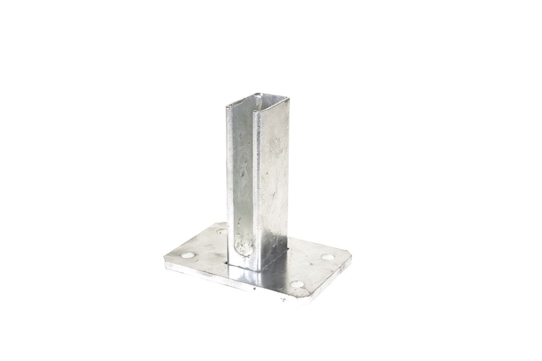 F00460 F00461 F00462 F00463 PODSTAWA SŁUPA 40×60 Z WYCIĘCIEM „U” SPAWANA OD DOŁU