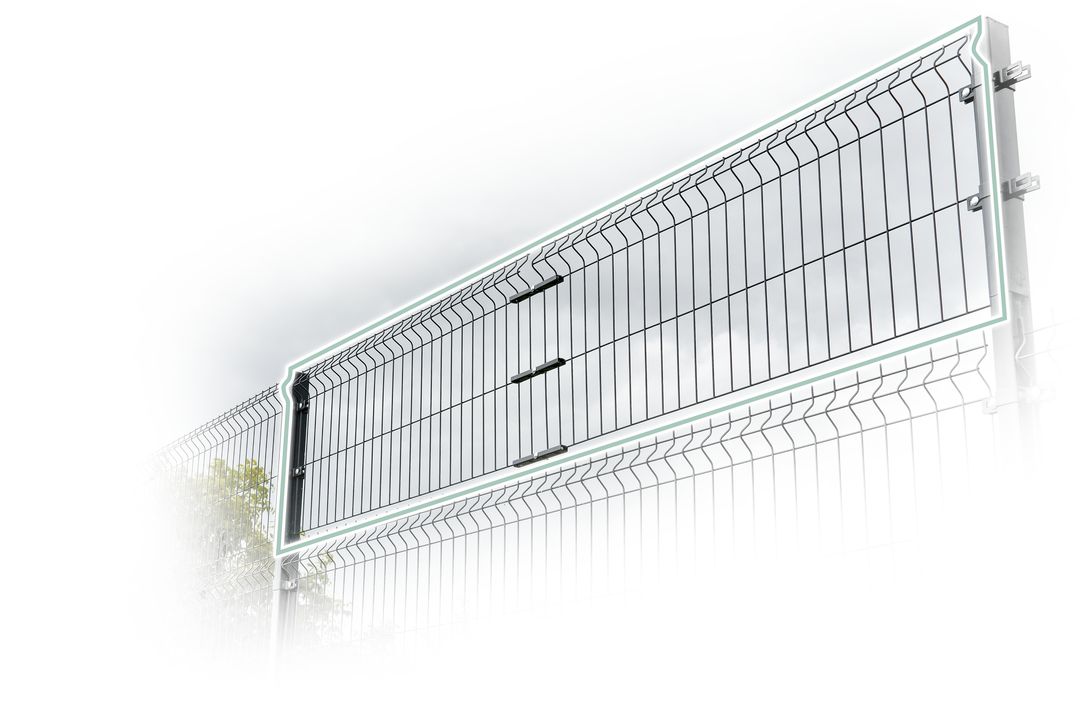 PA0430 PA0431 PRZEDŁUŻENIE OGRODZENIA PANELOWEGO 3D